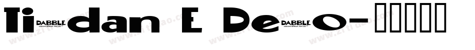 Timdan E Demo字体转换